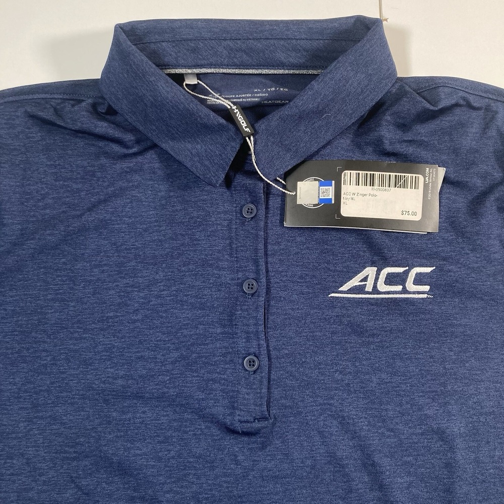 NEW Under Armour Woman Zinger Polo Shirt XL ACC Golf Performance Stretch NWT